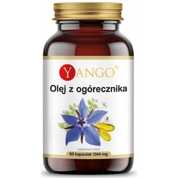 Yango Olej z ogórecznika 60 kapsułek  cena 11,04$