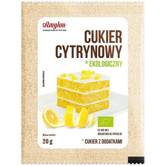 Cukier cytrynowy 20g Amylon PROMOCJA cena €0,28