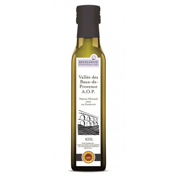 Oliwa z oliwek extra virgin z doliny Valle Des Baux-De-Provence A.O.P.250 ml BIO Bio Planete cena 50,39zł