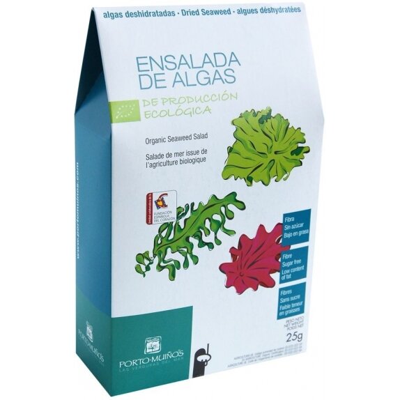 Algi suszone (sałatkowy mix) 25g Porto cena 3,19$