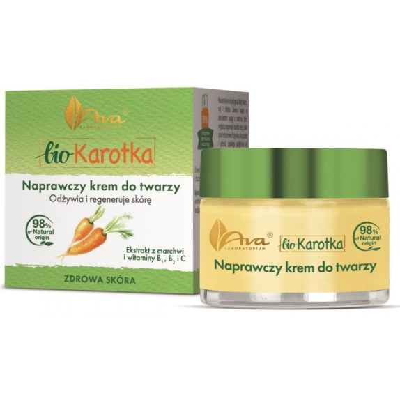 Ava Bio Karotka Naprawczy Krem do Twarzy 50 ml cena 28,50zł