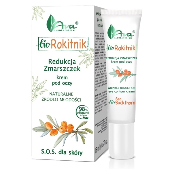 Ava Bio Rokitnik S.O.S. Redukcja Zmarszczek krem pod oczy 15 ml cena 19,99zł