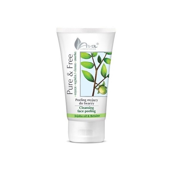 Ava Pure&Free peeling myjący do twarzy 150 ml  cena 6,99$