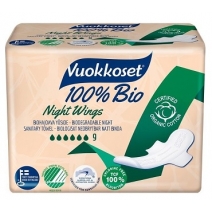 Vuokkoset podpaski na noc ze skrzydełkami 9 sztuk ECO