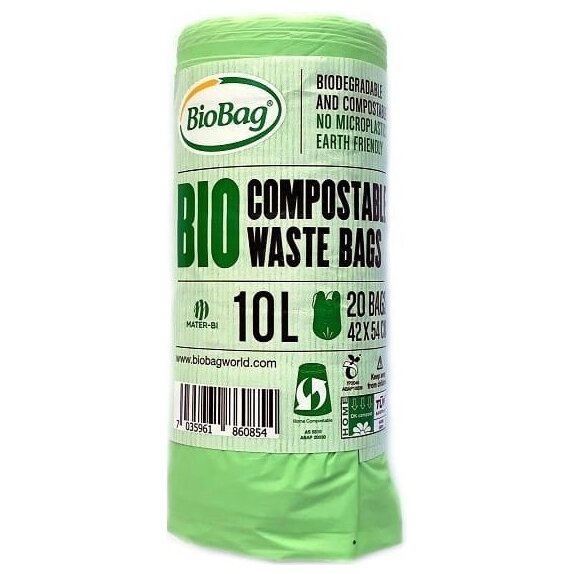 Biobag worki na odpady 10 L 20 sztuk cena €2,72