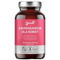 Panaseus Ashwagandha dla kobiet 485 mg 50 kapsułek Yango