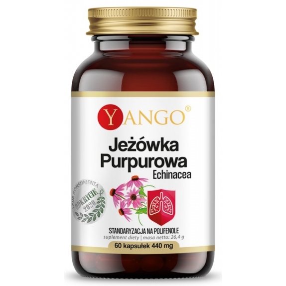 Jeżówka purpurowa echinacea 440 mg 60 kapsułek Yango cena 29,90zł