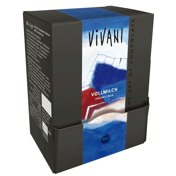 Czekoladki mleczne małe (200 x 5 g) BIO Vivani cena 285,00zł