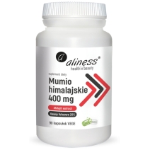 Aliness Mumio himalajskie (Shilajit extract) 400mg 90kapsułek Vege