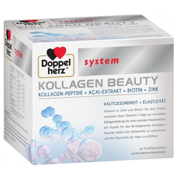 Doppelherz System Kollagen Beauty 30 ampułek po 25 ml Queisser Pharma cena 138,60zł