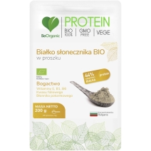 BeOrganic białko słonecznika w proszku 200 g BIO