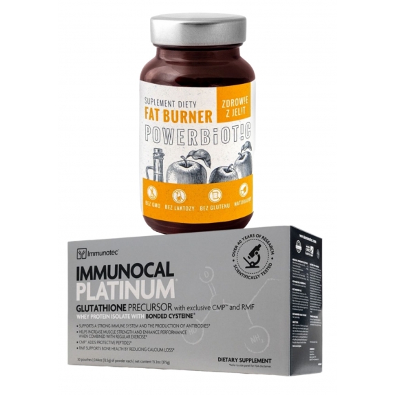 Powerbiotic Fat Burner Ocet Jabłkowy + Immunocal Platinum cena 549,99zł