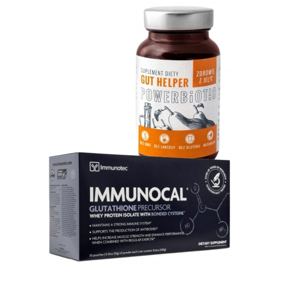 Powerbiotic Gut Helper Ocet gruszkowy + Immunocal cena 117,45$