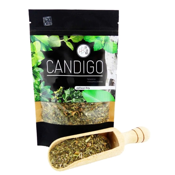 Organis CANDIGO 100g naturalna mieszanka ziołowa cena 47,90zł