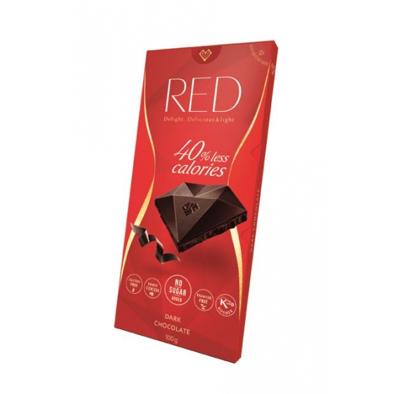 Red Delight Czekolada ciemna o zmniejszonej zawartości kalorii (-40%) 100 g Pięć Przemian cena 8,49zł