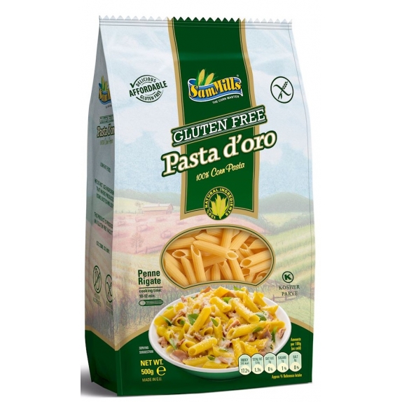 Sam Mills makaron bezglutenowy rurka skośna (penne) 500 g cena 7,05zł