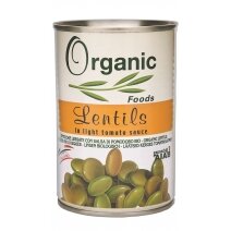 Soczewica w sosie pomidorowym 400 g BIO Organic Foods