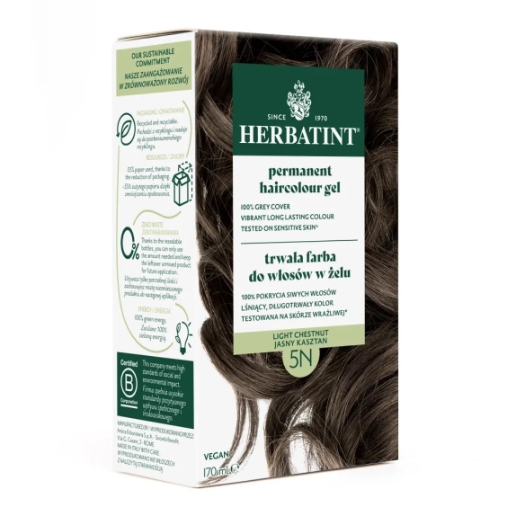 Herbatint  Farba 5N jasny kasztan 170 ml cena 52,69zł