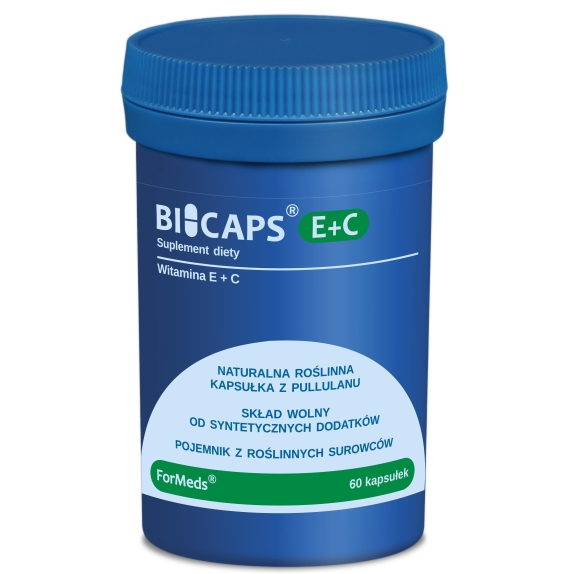 Bicaps E + C 60 kapsułek Formeds cena 41,49zł