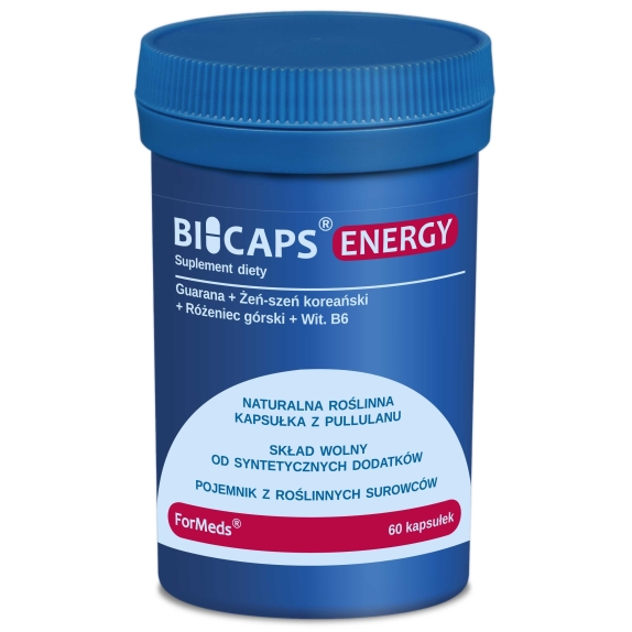 Bicaps Energy 60 kapsułek Formeds cena 65,99zł