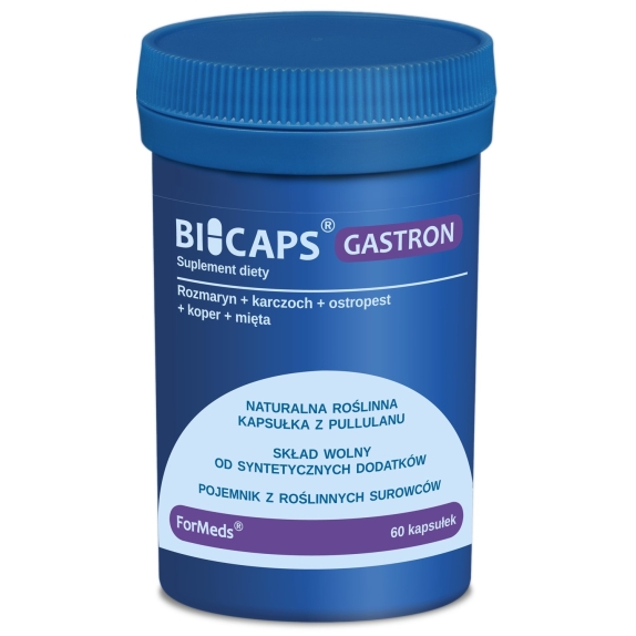 Bicaps Gastron 60 kapsułek Formeds cena 41,49zł