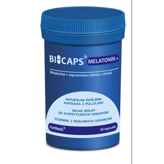 Formeds Bicaps Melatonin + 60 kapsułek  cena 17,01$