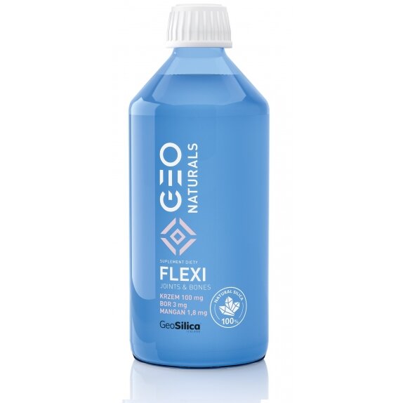 Geonaturals SILICA FLEXI krzem 100 mg + mangan 3 mg + bor 1,8 mg 500 ml cena €14,70