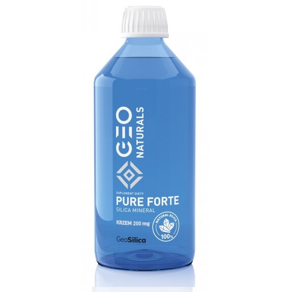 Geonaturals PURE SILICA FORTE krzem 200 mg 500 ml cena €18,09