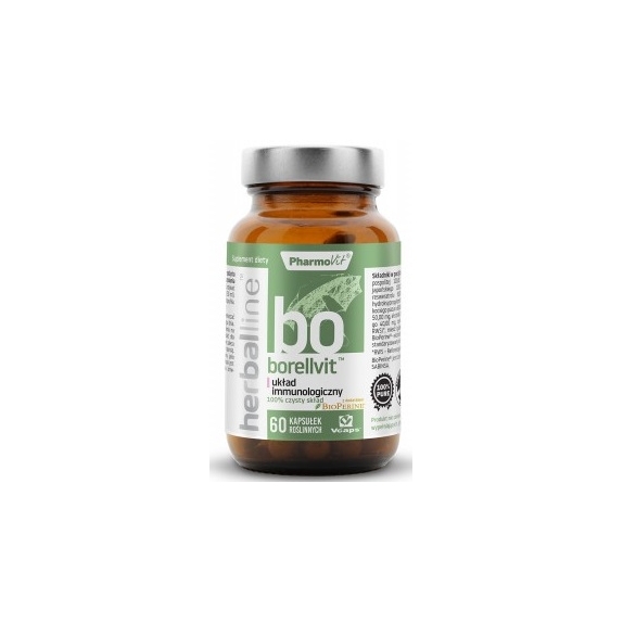 Herballine Borellvit Układ Immunologiczny 60 kapsułek Pharmovit cena 10,88$