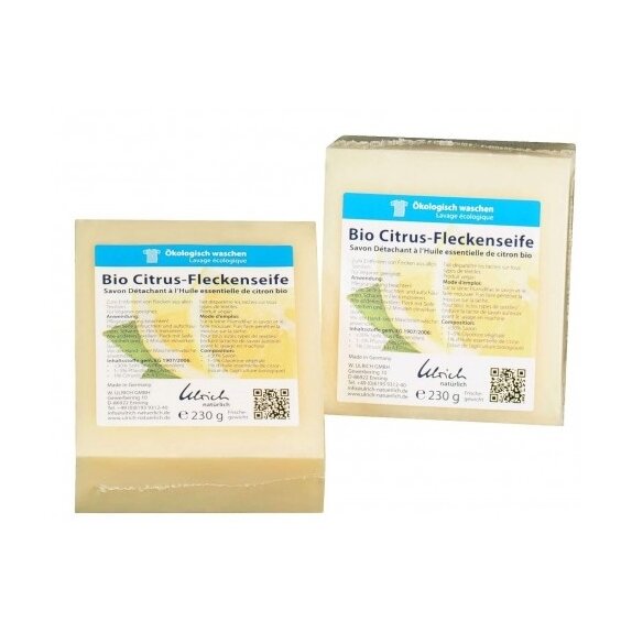 Mydło odplamiające w kostce cytrusowe BIO 230 g Ulrich Naturlich cena 35,99zł