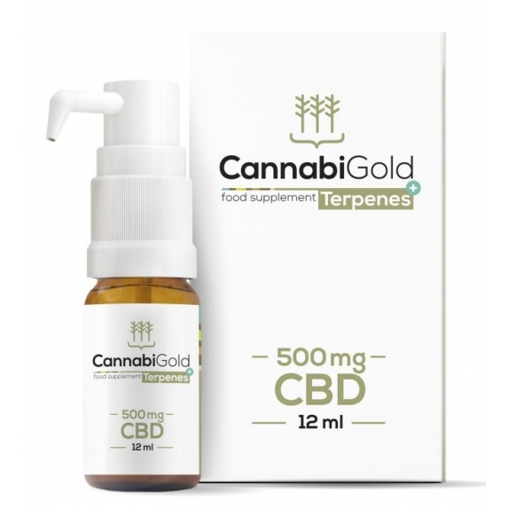 CannabiGold Terpenes+ 500 mg (5%) 12 ml HemPoland cena 105,00zł