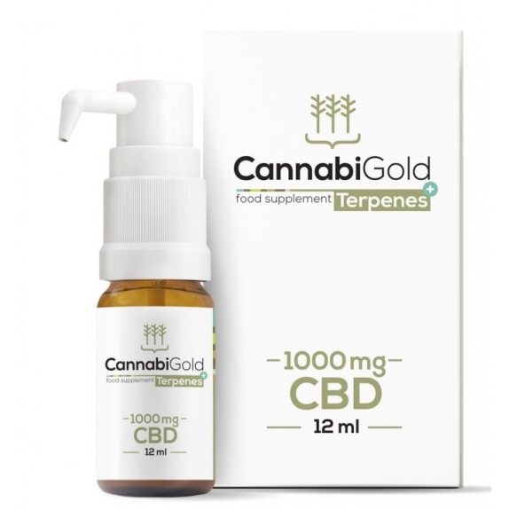 CannabiGold Terpenes+ 1000 mg (10%) 12 ml HemPoland cena 185,00zł