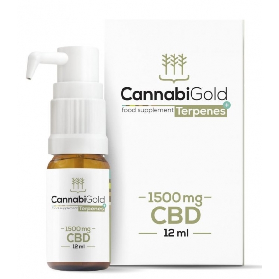 CannabiGold Terpenes+ 1500 mg (15%) 12 ml HemPoland cena 325,00zł