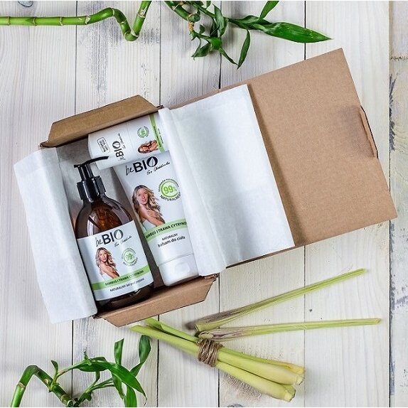 Zestaw Bambus i trawa cytrynowa : żel, balsam i dezodorant beBIO Ewa Chodakowska cena 15,93$