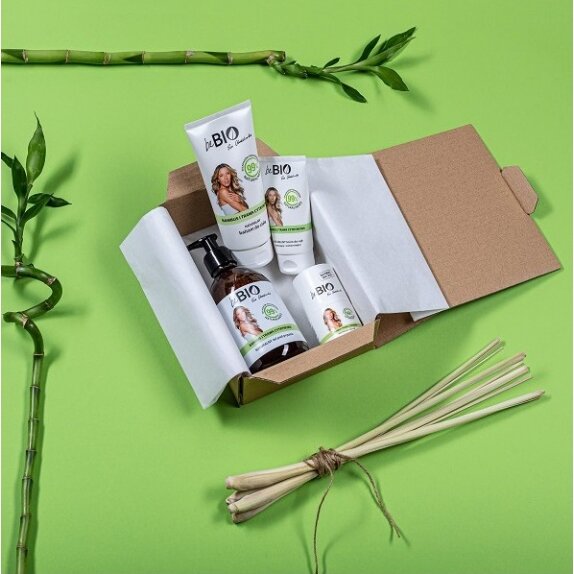Zestaw bambus i trawa cytrynowa : żel, balsam, krem i dezodorant beBIO Ewa Chodakowska cena €16,30