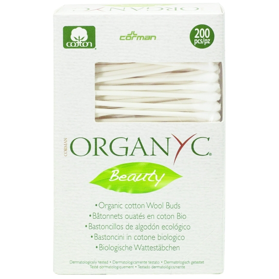 Organ(y)c Patyczki Kosmetyczne 200 sztuk+ Organ(y)c pakiet do higieny intymnej GRATIS cena 13,99zł
