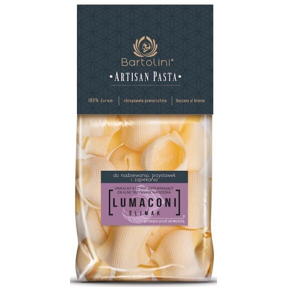 Makaron Durum Artisan ślimak (Lumaconi) 300 g  Bartolini cena 5,29zł