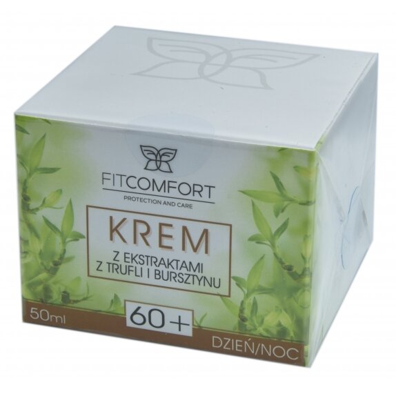 Fitcomfort Krem z ekstraktami z trufli i bursztynu 60+ na dzień i noc 50 ml cena 49,90zł