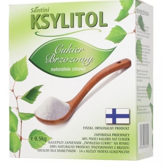 Ksylitol 500 g Santini (karton) cena 29,09zł