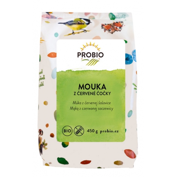 Mąka z czerwonej soczewicy bezglutenowa 450 g BIO Probio cena 13,10zł