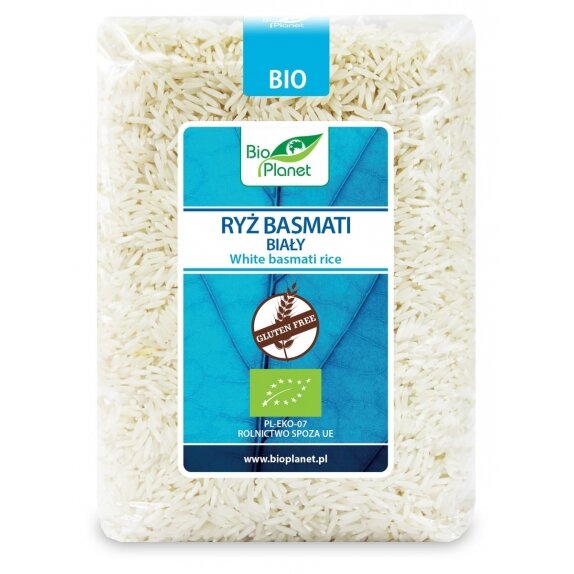 Ryż basmati biały bezglutenowy BIO 1 kg Bio Planet cena 17,99zł