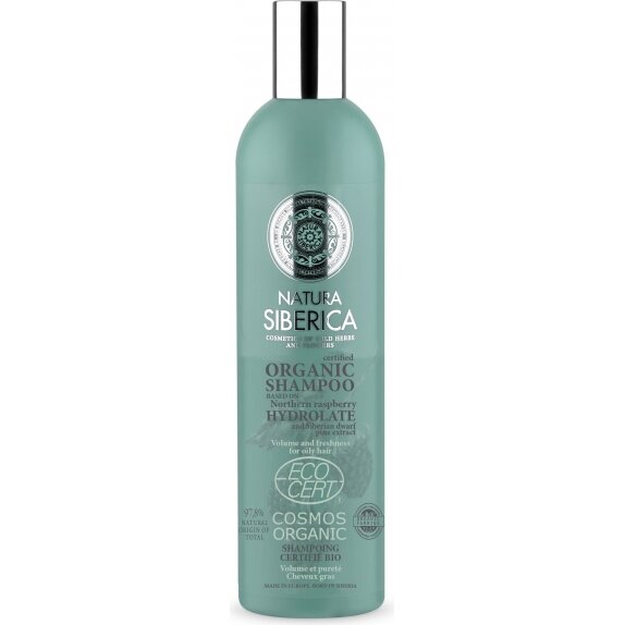 Natura Siberica Szampon do włosów przetłuszczających się - objętość i równowaga 400 ml  cena 39,39zł