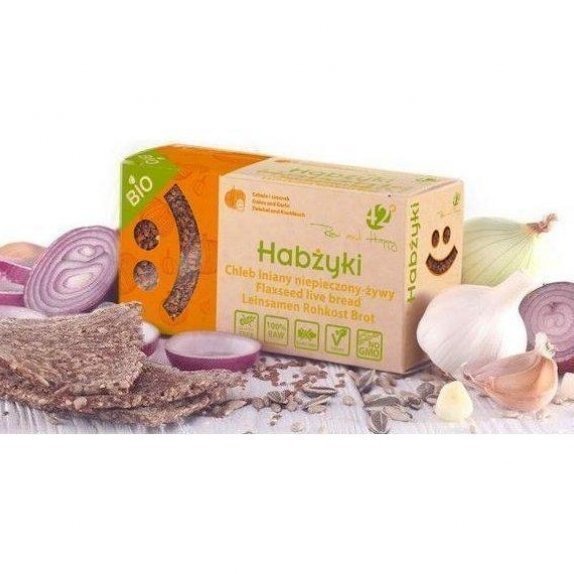 Habżyki chleb niepieczony cebula/czosnek 70 g cena 11,19zł