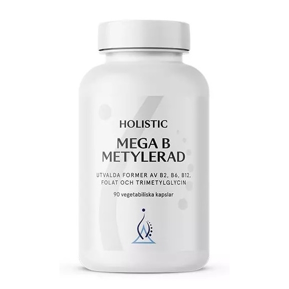 Holistic Mega B Metylerad - Witaminy metylowane z grupy B 90 kapsułek cena 41,85$