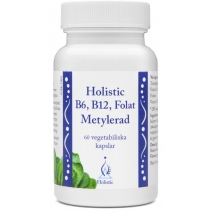 Holistic B6, B12, kwas foliowy - metylowane 60 kapsułek