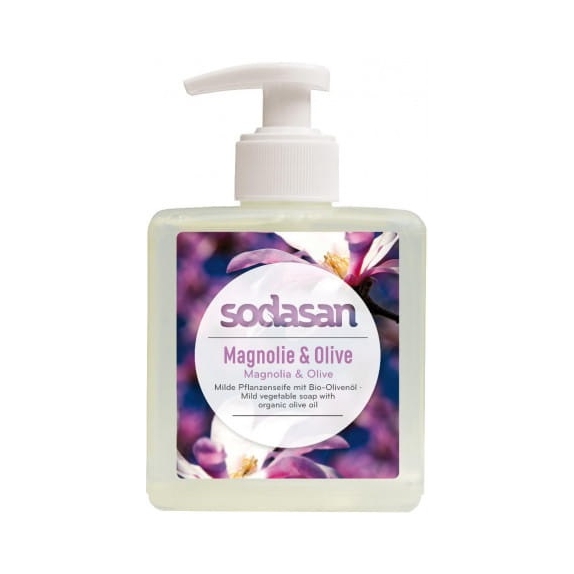 Sodasan mydło w płynie magnolia oliwka 300 ml PROMOCJA! cena €3,85