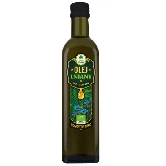 Olej lniany 250 ml BIO Dary Natury cena 35,99zł