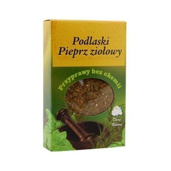 Pieprz ziołowy podlaski 60 g Dary Natury cena 7,15zł