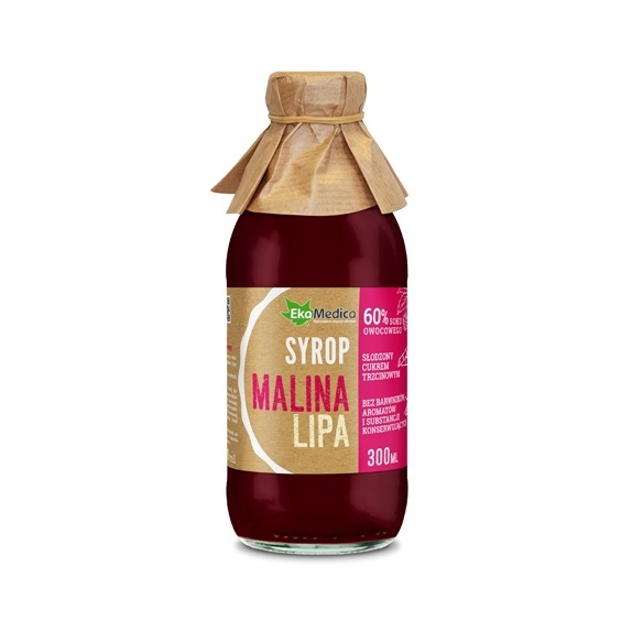 EkaMedica Syrop z malin i lipy 300 ml  cena €3,61