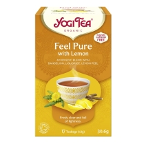 Herbata feel pure with lemon 17 saszetek BIO Yogi Tea
